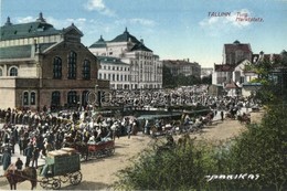 * T2 Tallin, Reval; Turg / Marktplatz / Market Square With Vendors - Sonstige & Ohne Zuordnung