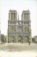 ** T1/T2 Paris, Facade De Notre-Dame / Church - Andere & Zonder Classificatie