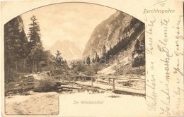 * T4 Berchtesgaden, Im Wimbachtal / Valley, Wooden Bridge (cut) - Ohne Zuordnung