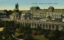 ** T1/T2 Dresden, Zwinger Von Weber's Hotel / Palace, Garden - Unclassified