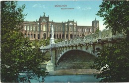 ** T1/T2 München, Munich; Maximilianeum / Palace, Bridge - Non Classés