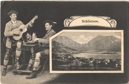 T2/T3 1906 Schliersee, Bavarian Men Folklore, Art Nouveau (EK) - Unclassified