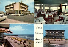 * T2 1973 Lido Di Latina, Hotel Miramare, Advertisement (14,6 Cm X 10,3 Cm) - Other & Unclassified