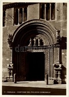 ** T1 Perugia, Portone Del Palazzo Comunale / Palace, Town Hall, Gate (15 Cm X 10,4 Cm) - Sonstige & Ohne Zuordnung