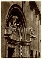 ** T1 Perugia, Palazzo Municipale, Dettaglio Del Portale / Palace, Town Hall, Portal (15,1 Cm X 10,6 Cm) - Autres & Non Classés