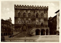 ** T1 Perugia, Palazzo Municipale, Lato Nord / Palace, Town Hall, North Side (15,1 Cm X 10,6 Cm) - Other & Unclassified