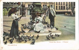 ** T2/T3 Venezia, Venice; Piazza San Marco, I Piccioni / St Mark's Square, Pigeons (EK) - Autres & Non Classés
