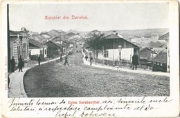 T3 1903 Dorohoi, Dorohoj; Calea Dorobantilor / Street View. Phot & Edit. J. Ambre (worn Corners) - Other & Unclassified