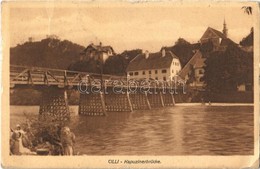 T3 1915 Celje, Cilli; Kapuzinerbrücke / Bridge. Fritz Rasch  (EK) - Autres & Non Classés