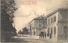 * T2 Pivka, St. Petra Na Krasu, San Pietro Del Carso, St. Peter In Krain; Bahnhof / Postaja / Railway Station - Sonstige & Ohne Zuordnung