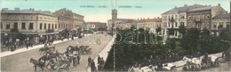 T2/T3 1915 Kolomyia, Kolomyja, Kolomyya, Kolomea; Rynek. Wydawn. G. Gottlieba W Kolomyi 1910. / Piac Tér, üzletek, Bank. - Ohne Zuordnung