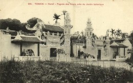 ** T1/T2 Hanoi (Tonkin), Pagode Des Fleurs Prés De Jardin Botanique / Pagoda At The Botanical Garden - Otros & Sin Clasificación