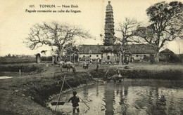 ** T1 Nam Dinh (Tonkin), Pagoda Consacrée Au Culte Du Lingam / Pagoda Dedicated To The Worship Of Lingam - Andere & Zonder Classificatie