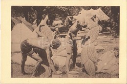 ** T1 1933 Gödöllő, Jamboree, Cserkésztábor, Kaktuszlevelek Gyártása / La Fabrication Des Feuilles De Cactus / Scout Cam - Ohne Zuordnung