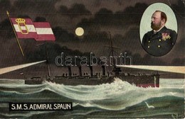 * T2/T3 1909 SMS Admiral Spaun Az Osztrák-Magyar Haditengerészet Gyorscirkálója / K.u.K. Kriegsmarine / Austro-Hungarian - Zonder Classificatie