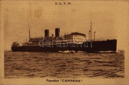 T2/T3 1939 SGTM (Société Générale De Transport Maritimes) Paquebot 'Campana' / French Ocean Liner 'Campana' (EK) - Ohne Zuordnung