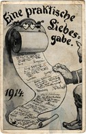 T3 1914 Kriegserklärung. Eine Praktische Liebesgabe. / WWI Declaration Of War. Practical Love Gift. Austro-Hungarian And - Unclassified