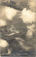 ** T2 Das Eingreifen Des Z. VI. Im Kampf Um Lüttich Am 6. August 1914 / WWI German Military, Zeppelin Airship In The Bat - Unclassified