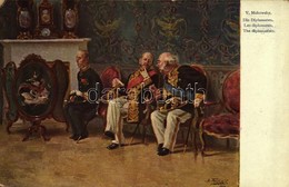 ** T2/T3 Die Diplomaten / The Diplomatists, Moderne Russische Meister, R. M. No. 121. S: V. Makovsky (EK) - Ohne Zuordnung