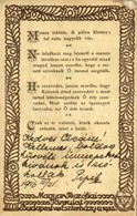 * T2/T3 1916 Magyar Teozófiai Társulat Levelezőlapja. Budapest VIII. Eszterházy U. 19. / Hungarian Theosophical Society  - Ohne Zuordnung