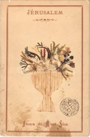 * T2/T3 Jerusalem, Fleurs Du Mont Sion / Flowers Of Mount Zion, Real Flowers (10,7 Cm X 6,9 Cm) (non PC) (fl) - Unclassified