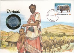 Burundi 1980. 5Fr Felbélyegzett Borítékban, Bélyegzéssel, Német Nyelvű Leírással T:1 
Burundi 1980. 5 Francs In Envelope - Sin Clasificación