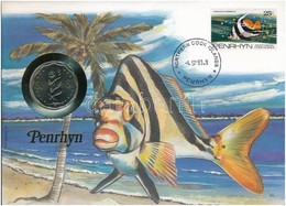 Cook-szigetek / Penrhyn 1992. 1$ Felbélyegzett Borítékban, Bélyegzéssel, Német Nyelvű Leírással T:1 
Cook Islands / Penr - Unclassified