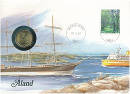 Finnország / Aland 1986. 20p Felbélyegzett Borítékban, Bélyegzéssel, Német Nyelvű Leírással T:1 
Finland / Aland 1986. 2 - Unclassified