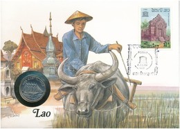 Laosz 1988. 10k Felbélyegzett Borítékban, Bélyegzéssel, Német Nyelvű Leírással T:1 
Lao 1988. 10 Kip In Envelope With St - Unclassified
