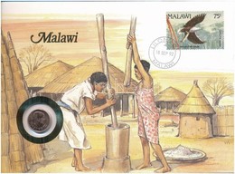 Malawi 1991. 1t Felbélyegzett Borítékban, Bélyegzéssel, Német Nyelvű Leírással T:1 
Malawi 1991. 1 Tambala In Envelope W - Non Classés