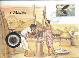 Malawi 1991. 1t Felbélyegzett Borítékban, Bélyegzéssel, Német Nyelvű Leírással T:1 
Malawi 1991. 1 Tambala In Envelope W - Sin Clasificación