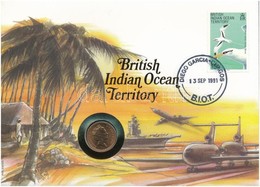 Nagy-Britannia / Brit Indiai-óceáni Terület 1990. 1p Felbélyegzett Borítékban, Bélyegzéssel, Német Nyelvű Leírással T:1  - Ohne Zuordnung