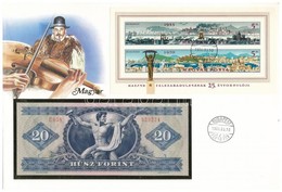 1980. 20Ft Borítékban, Alkalmi Bélyeggel és Bélyegzéssel T:I
1980. 20 Forint In Envelope With Stamps And Cancellations C - Zonder Classificatie
