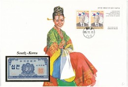 Dél-Korea 1962. 10J Felbélyegzett Borítékban, Bélyegzéssel T:I South Korea 1962. 10 Jeon In Envelope With Stamp And Canc - Zonder Classificatie