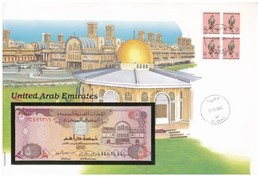 Egyesült Arab Emirátusok 1995. 5D Borítékban, Alkalmi Bélyeggel és Bélyegzéssel T:I United Arab Emirates 1995. 5 Dirhams - Unclassified