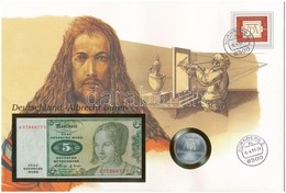 NSZK 'Németország - Albrecht Dürer' érmés és Bankjegyes, Pecsételt Boríték Benne 1971D 5M Ag 'Albrecht Dürer Születéséne - Zonder Classificatie