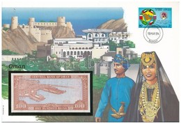 Omán 1992. 100B, Felbélyegzett Borítékban, Bélyegzéssel T:I 
Oman 1992. 100 Baisa In Envelope With Stamp And Cancellatio - Non Classés