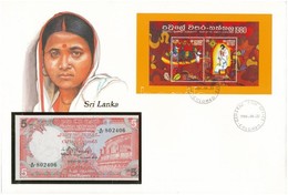 Srí Lanka 1982. 5R Borítékban, Alkalmi Bélyeggel és Bélyegzéssel T:I Sri Lanka 1982. 5 Rupees In Envelope With Stamps An - Non Classés