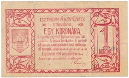 Esztergom 1919. 1K 'Esztergomi Pénzintézetek Utalványa' Felülbélyegzett T:III
Adamo EST-1.1 - Unclassified