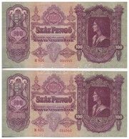 1930. 100P (2x) Sorszámkövetők T:II - Unclassified