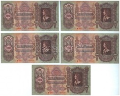 1930. 100P (5x) Sorszámkövetők T:I,I-
Adamo P17 - Non Classés