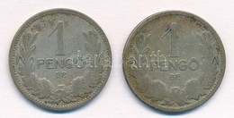 1926. 1P Ag (2x) T:3- Patina Adamo P6 - Ohne Zuordnung