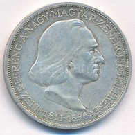 1936. 2P Ag 'Liszt Ferenc' T:2 Patina Adamo P7.3 - Zonder Classificatie