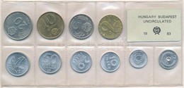 1983. 2f-20Ft (10xklf) érmés Forgalmi Sor Fóliatokban T:1 Adamo FO16 - Non Classés