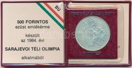 1984. 500Ft Ag 'Sarajevoi Téli Olimpia' Eredeti Tokban, Tanúsítvánnyal T:BU 
Adamo EM76 - Unclassified