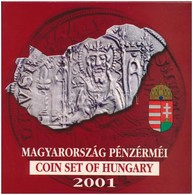 2001. 1Ft-100Ft (7xklf) Forgalmi Sor Dísztokban, 'Magyarország Pénzérméi' Sorozat T:PP Adamo FO34.1 - Ohne Zuordnung