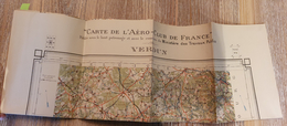 807 - CARTE DE L'AEROCLUB DE FRANCE - VERDUN - 1/200000è - 1924 - Blondel La Rougery - Maps/Atlas