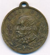 Gerl Károly (1857-1907) 1893. 'Jókai Mór - 50 éves írói Jubileuma Emlékére' Cu Emlékmedál Füllel (31mm) T:2 - Ohne Zuordnung