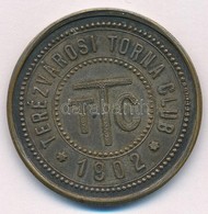 1935. 'TTC - Terézvárosi Torna Club 1902 / 1935. XII. 1.' Br Emlékérem (38mm) T:2 - Unclassified