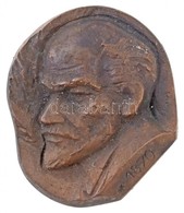 DN '*1870' Lenin Br Plakett. Szign.: Boros (~87mmx~106mm) T:2- - Non Classés
